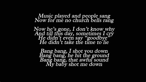 shot me down lyrics|Lady Gaga .